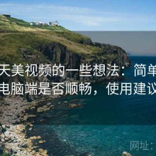 围绕天美视频的一些想法：简单直接地说电脑端是否顺畅，使用建议整理