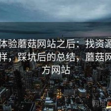 实际体验蘑菇网站之后：找资源效率怎么样，踩坑后的总结，蘑菇网络官方网站