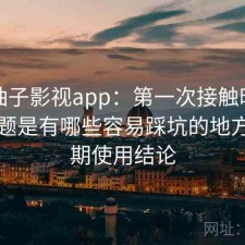 关于柚子影视app：第一次接触时常见的问题是有哪些容易踩坑的地方，长期使用结论