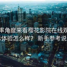 从效率角度来看樱花影院在线观看实际体验怎么样？ 新手参考说明