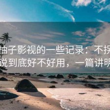 关于柚子影视的一些记录：不拐弯直接说到底好不好用，一篇讲明白
