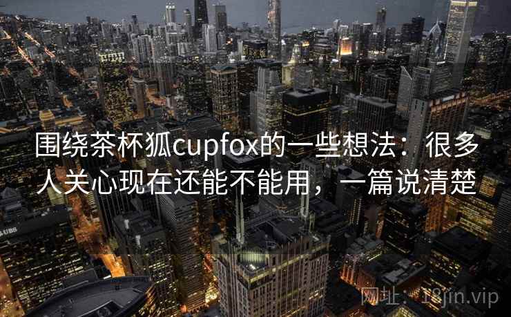 围绕茶杯狐cupfox的一些想法：很多人关心现在还能不能用，一篇说清楚  第2张