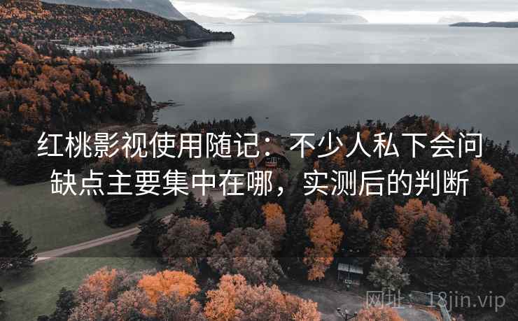 红桃影视使用随记：不少人私下会问缺点主要集中在哪，实测后的判断  第1张