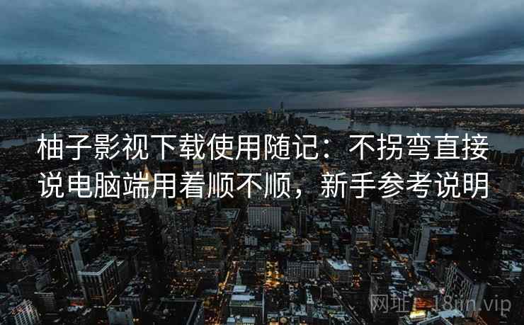 柚子影视下载使用随记：不拐弯直接说电脑端用着顺不顺，新手参考说明  第2张