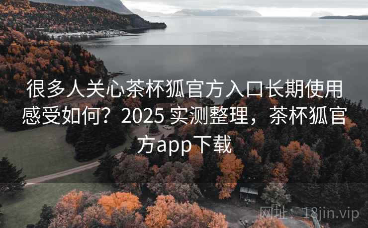 很多人关心茶杯狐官方入口长期使用感受如何？2025 实测整理，茶杯狐官方app下载  第1张